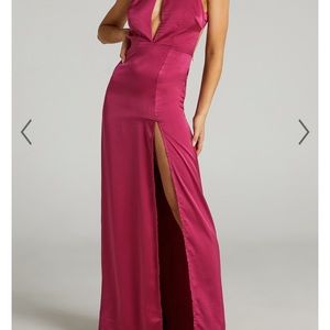 High Neck Maxi Dress